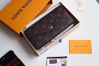 Louis Vuitton Original Monogram Envelope Red Wallet M62235