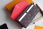 Louis Vuitton Original Monogram Envelope Red Wallet M62235 - 3