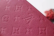 Louis Vuitton ZIPPY Rose Red WALLET Monogram Empreinte Leather M60571 - 4