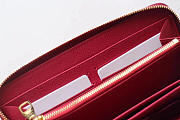 Louis Vuitton ZIPPY Rose Red WALLET Monogram Empreinte Leather M60571 - 5