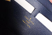 Louis Vuitton ZIPPY Navy Blue WALLET Monogram Empreinte Leather - 2