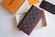 Louis Vuitton Flore Fuchsia Wallet Monogram Small Leather - 4