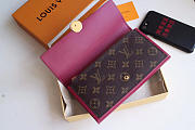 Louis Vuitton Flore Fuchsia Wallet Monogram Small Leather - 3