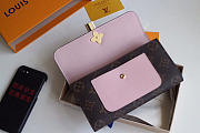 Louis Vuitton Monogram Unisex Long Wallets with Pink - 5