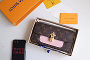 Louis Vuitton Monogram Unisex Long Wallets with Pink - 3