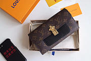 Louis Vuitton Monogram Unisex Long Wallets with Black - 1