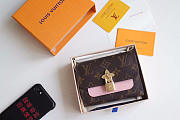 Louis Vuitton Flower Compact Monogram Unisex Wallets with Pink  - 1