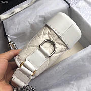 Chanel Gabrielle small hobo bag White 20cm - 4