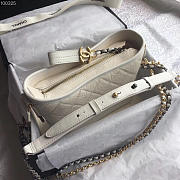 Chanel Gabrielle small hobo bag White 20cm - 2