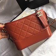Chanel Gabrielle small hobo bag Orange 20cm - 1