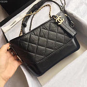 Chanel Gabrielle small hobo bag Black 20cm - 3