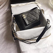 Chanel Gabrielle small hobo bag Black 20cm - 6