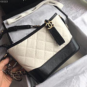 Chanel Gabrielle small hobo bag Black and White 20cm - 1