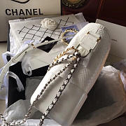 Chanel Gabrielle Snakeskin small hobo bag White 20cm - 2