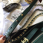 Chanel Gabrielle Snakeskin small hobo bag Green 20cm - 2