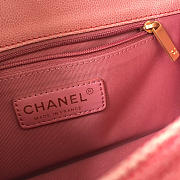 Chanel Original small Cowskin Flap Bag with Pink - 2