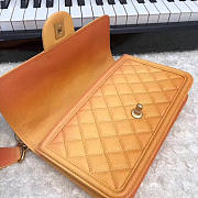 Chanel Original Large Cowskin Flap Bag with Orange 26cm - 2