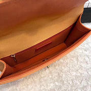 Chanel Original Large Cowskin Flap Bag with Orange 26cm - 3