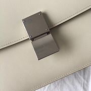 Celine Classic White Bag in Box Calfskin Smooth Leather  - 4