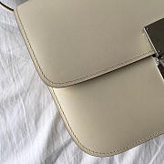 Celine Classic White Bag in Box Calfskin Smooth Leather  - 5