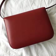 Celine Classic Red Bag in Box Calfskin Smooth Leather  - 3