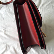 Celine Classic Red Bag in Box Calfskin Smooth Leather  - 4
