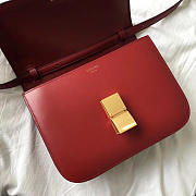Celine Classic Red Bag in Box Calfskin Smooth Leather  - 5