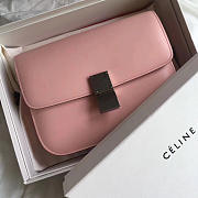 Celine Classic Pink Bag in Box Calfskin Smooth Leather - 1