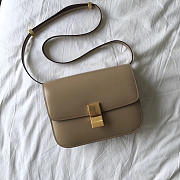 Celine Classic Khaki Bag in Box Calfskin Smooth Leather - 1