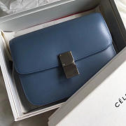 Celine Classic Blue Bag in Box Calfskin Smooth Leather - 5