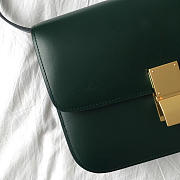 Celine Classic Blackish Green Bag in Box Calfskin Smooth Leather - 6