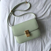 Celine Classic Light Green Bag in Box Calfskin Smooth Leather - 1