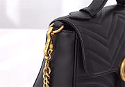Gucci Marmont Crossbady handle bag with Black 498110 - 2