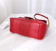 Gucci Marmont Crossbady handle bag with Red 498110 - 4