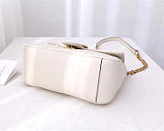 Gucci Marmont Crossbady handle bag with White 498110 - 3