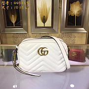 Gucci Marmont matelassé mini bag in White 448065 - 1