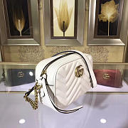 Gucci Marmont matelassé mini bag in White 448065 - 2