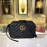 Gucci Marmont matelassé mini bag in Black - 2
