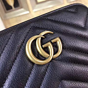 Gucci Marmont matelassé mini bag in Black - 5