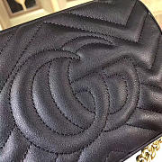 Gucci Marmont matelassé mini bag in Black - 6
