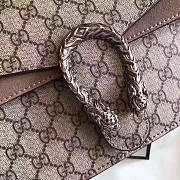 Gucci Dionysus Blooms Bag In Khaki with Brown 400249 - 2