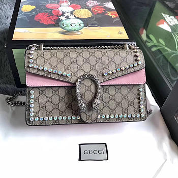 Gucci Dionysus Blooms Bag In Khaki 400249