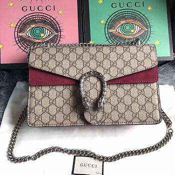 Gucci Dionysus Blooms Medium Bag In purplish red 400249