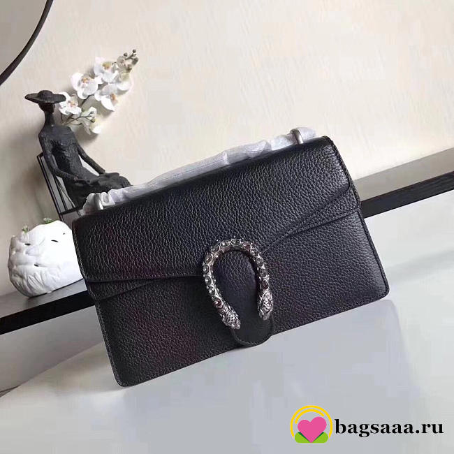 Gucci Dionysus Blooms Medium Bag In Black 400249 - 1