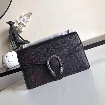 Gucci Dionysus Blooms Medium Bag In Black 400249