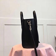 Celine Micro Luggage Calfskin Handbag in Black - 6
