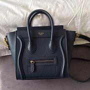 Celine Micro Luggage Calfskin Handbag in Blue - 3