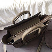 Celine Micro Luggage Calfskin Handbag in Brown - 4