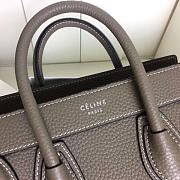 Celine Micro Luggage Calfskin Handbag in Brown - 5