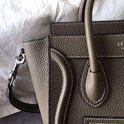 Celine Micro Luggage Calfskin Handbag in Brown - 6